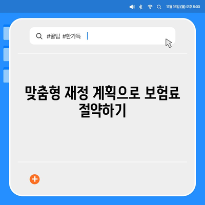 2023년 생명 보험료 절약을 위한 5가지 팁 | 생명 보험, 재정 계획, 보험료 인하"