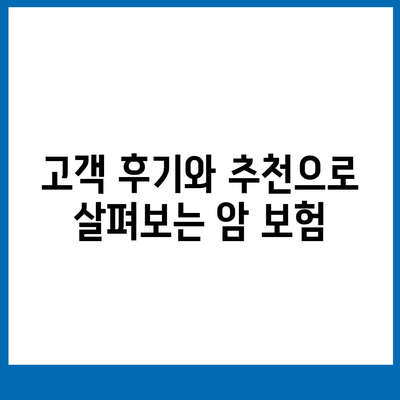 최고의 암 보험 추천 2023 - 당신을 위한 맞춤 선택 가이드 | 암 보험, 보험 상품 비교, 보장 사항"