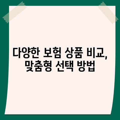 2024년 최고의 보험상품 비교 및 현명한 선택을 위한 필수 가이드 | 보험, 상품 비교, 선택 방법