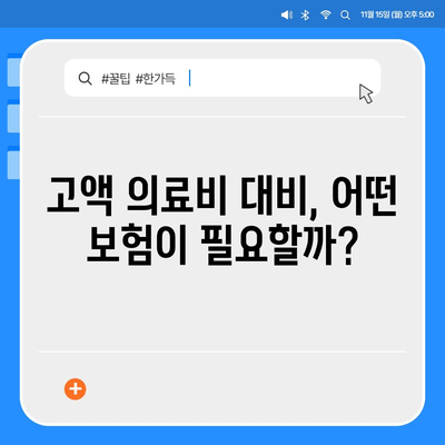 전세보증보험 가입 조건과 고액 의료비 대비의 모든 것! | 보험, 재정 계획, 생활 팁"