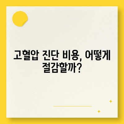 고혈압 보험과 고혈압 진단 비용 준비하는 방법| 실용 가이드 | 건강 보험, 비용 절감, 고혈압 관리"