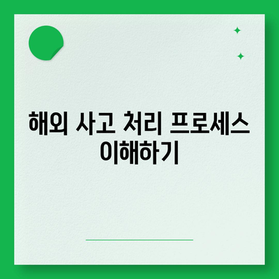 외국에서 사고가 났을 때 보험 청구하는 방법| 단계별 가이드 및 팁 | 보험 청구, 사고 처리, 외국 여행