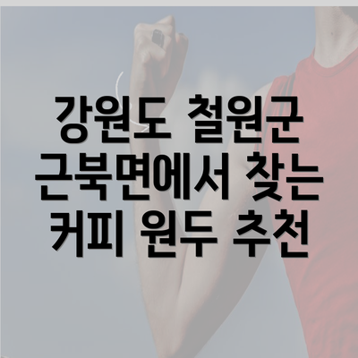 강원도 철원군 근북면에서 찾는 커피 원두 추천