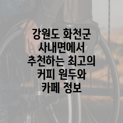 강원도 화천군 사내면에서 추천하는 최고의 커피 원두와 카페 정보