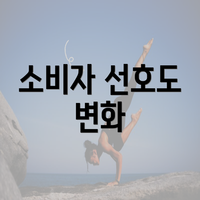 소비자 선호도 변화