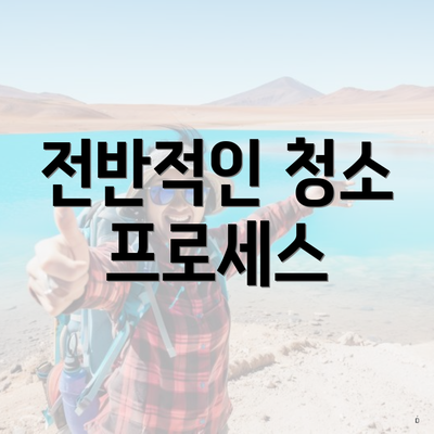 전반적인 청소 프로세스