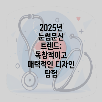 2025년 눈썹문신 트렌드: 독창적이고 매력적인 디자인 탐험