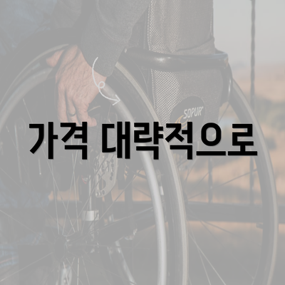 가격 대략적으로