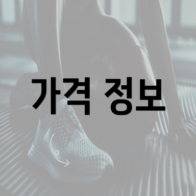 가격 정보