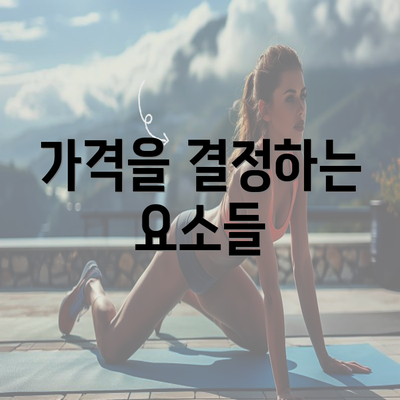 가격을 결정하는 요소들