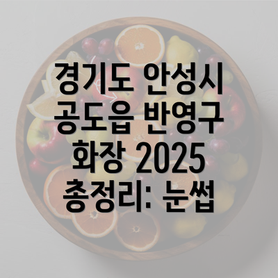 경기도 안성시 공도읍 반영구 화장 2025 총정리: 눈썹