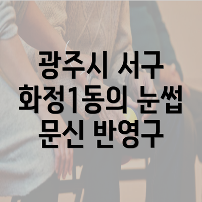 광주시 서구 화정1동의 눈썹 문신 반영구