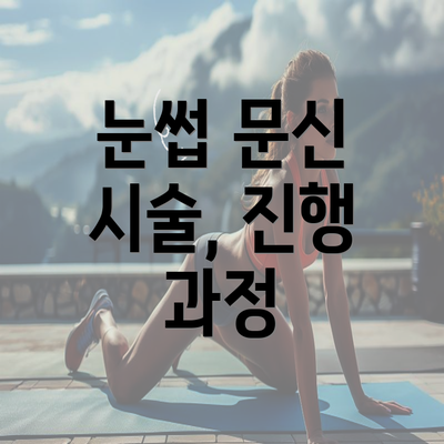 눈썹 문신 시술, 진행 과정