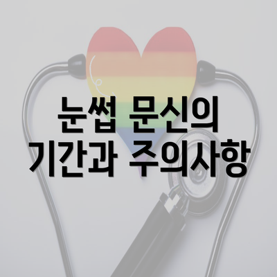 눈썹 문신의 기간과 주의사항