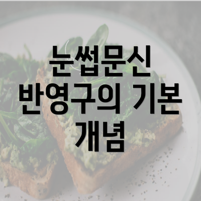 눈썹문신 반영구의 기본 개념