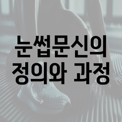 눈썹문신의 정의와 과정