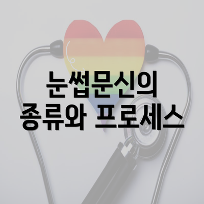 눈썹문신의 종류와 프로세스