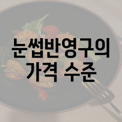 눈썹반영구의 가격 수준