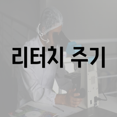 리터치 주기