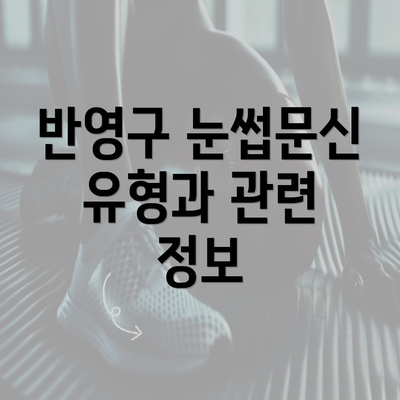 반영구 눈썹문신 유형과 관련 정보