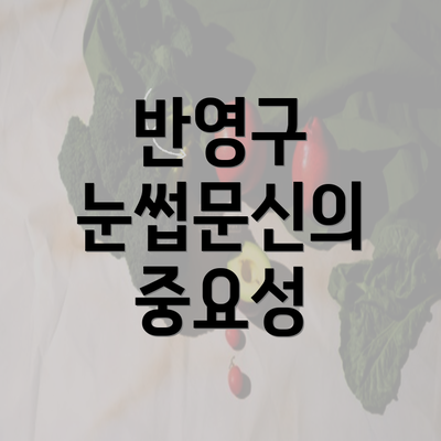 반영구 눈썹문신의 중요성