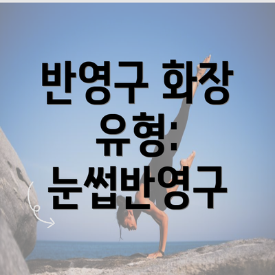 반영구 화장 유형: 눈썹반영구