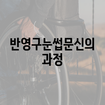 반영구눈썹문신의 과정