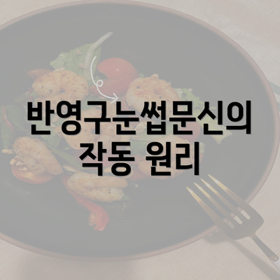 반영구눈썹문신의 작동 원리