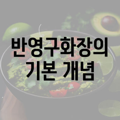 반영구화장의 기본 개념