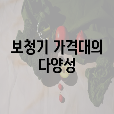 보청기 가격대의 다양성