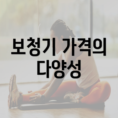 보청기 가격의 다양성