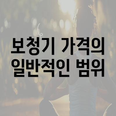 보청기 가격의 일반적인 범위