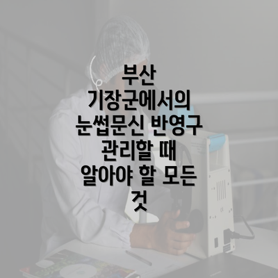 부산 기장군에서의 눈썹문신 반영구 관리할 때 알아야 할 모든 것