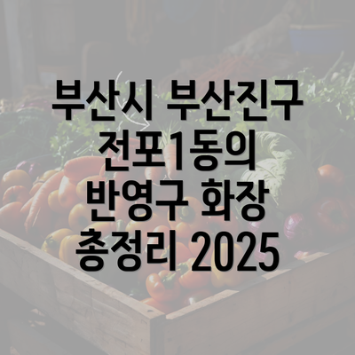 부산시 부산진구 전포1동의 반영구 화장 총정리 2025