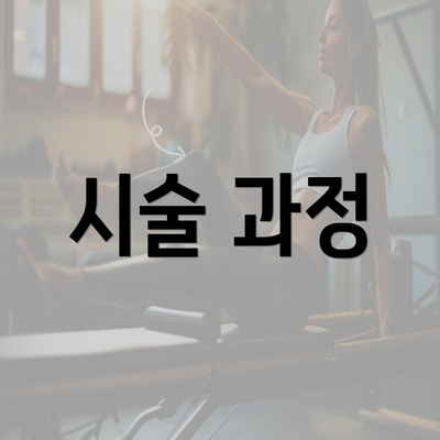 시술 과정