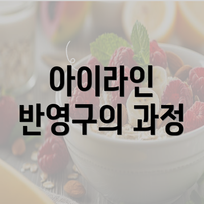 아이라인 반영구의 과정