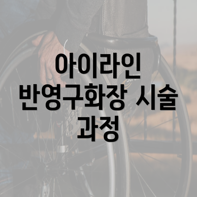 아이라인 반영구화장 시술 과정