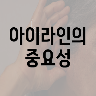 아이라인의 중요성