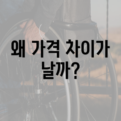 왜 가격 차이가 날까?