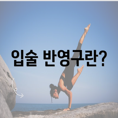 입술 반영구란?