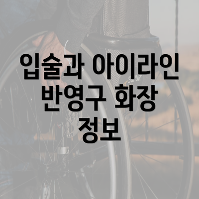 입술과 아이라인 반영구 화장 정보