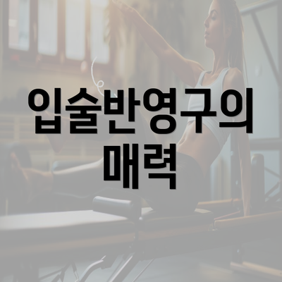 입술반영구의 매력