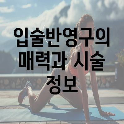 입술반영구의 매력과 시술 정보