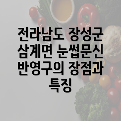 전라남도 장성군 삼계면 눈썹문신 반영구의 장점과 특징