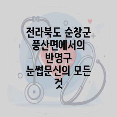 전라북도 순창군 풍산면에서의 반영구 눈썹문신의 모든 것