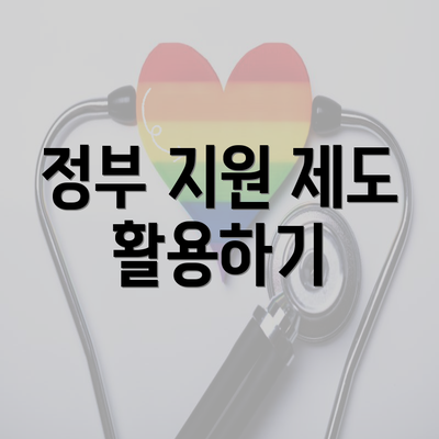 정부 지원 제도 활용하기