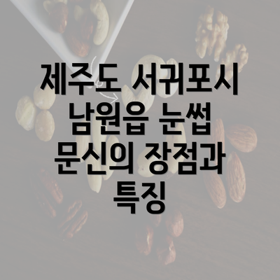 제주도 서귀포시 남원읍 눈썹 문신의 장점과 특징