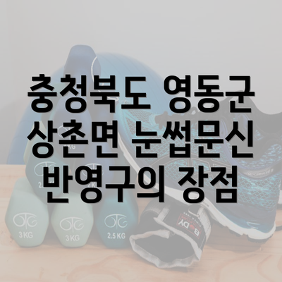 충청북도 영동군 상촌면 눈썹문신 반영구의 장점