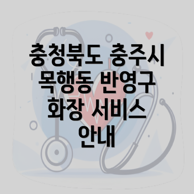 충청북도 충주시 목행동 반영구 화장 서비스 안내