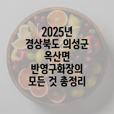 2025년 경상북도 의성군 옥산면 반영구화장의 모든 것 총정리